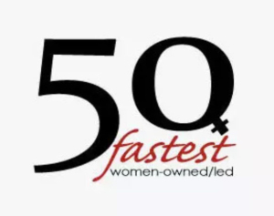 50 Fastest Women-Owned badge