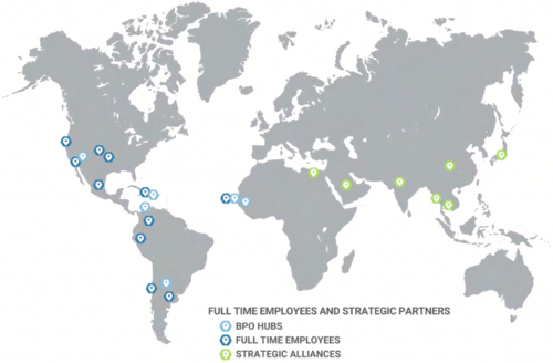 employees and partners map