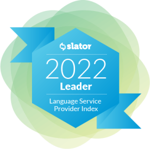 Slator 2022 Leader badge
